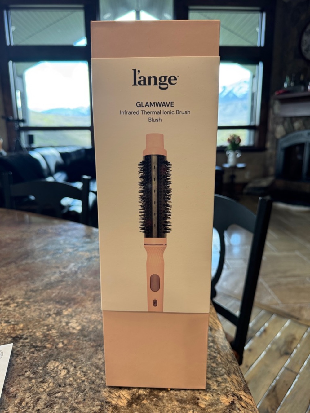 L'ange Glamwave Infrared Ionic Brush — Blush Pink